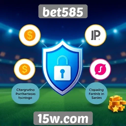 Recursos de segurança do site bet585